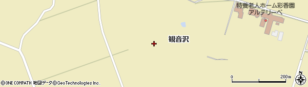 青森県東北町（上北郡）大浦（観音沢）周辺の地図