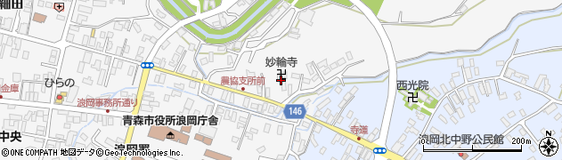 妙輪寺周辺の地図