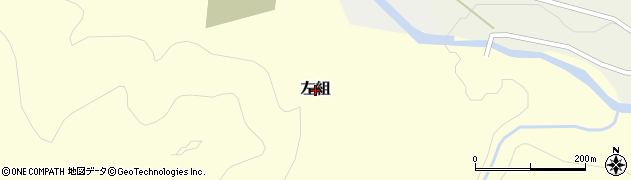 青森県七戸町（上北郡）左組周辺の地図