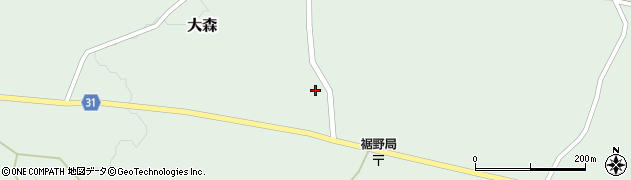 青森県弘前市大森田浦131周辺の地図