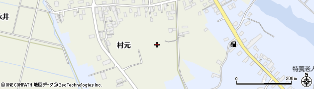 青森県青森市浪岡大字郷山前周辺の地図