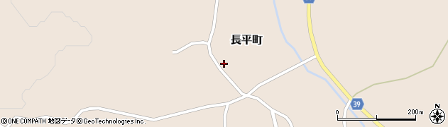 青森県西津軽郡鰺ヶ沢町長平町乙音羽山20周辺の地図