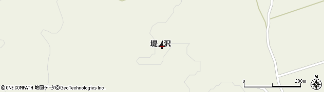 青森県鰺ヶ沢町（西津軽郡）種里町（堤ノ沢）周辺の地図