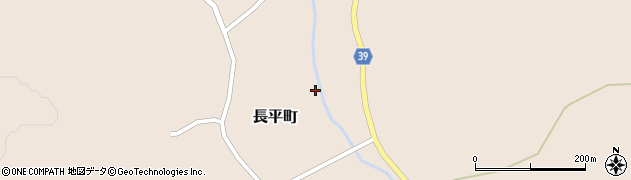 青森県西津軽郡鰺ヶ沢町長平町乙音羽山43周辺の地図
