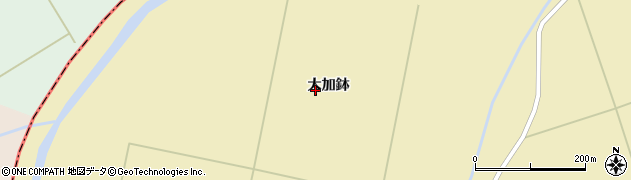 青森県東北町（上北郡）大浦（大加鉢）周辺の地図