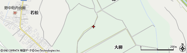 青森県北津軽郡板柳町石野大柳周辺の地図