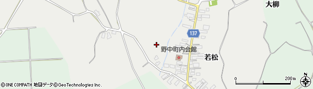 青森県北津軽郡板柳町野中周辺の地図