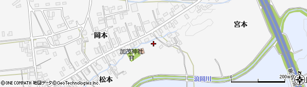 青森県青森市浪岡大字五本松松本14周辺の地図