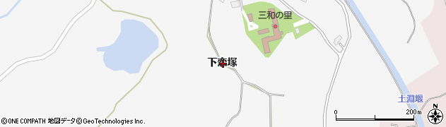 青森県弘前市三和下恋塚周辺の地図