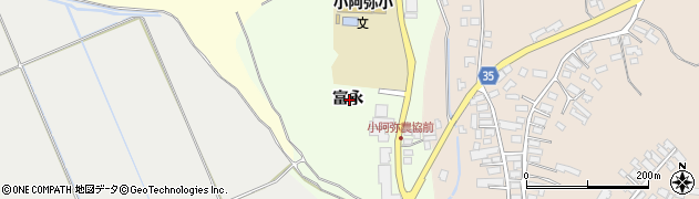 青森県北津軽郡板柳町大俵富永周辺の地図