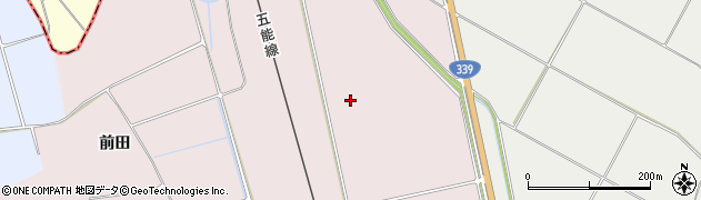 青森県板柳町（北津軽郡）掛落林（鶴ケ池）周辺の地図