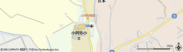 小阿弥郵便局 ＡＴＭ周辺の地図
