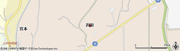 青森県北津軽郡板柳町高増沢田周辺の地図