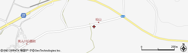 青森県青森市浪岡大字五本松野脇18周辺の地図