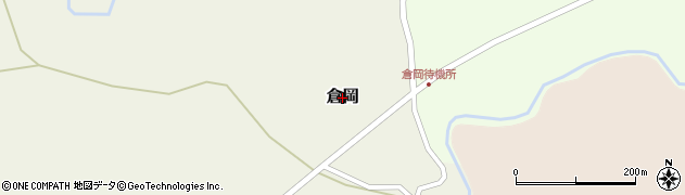青森県七戸町（上北郡）倉岡周辺の地図