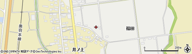 青森県青森市浪岡大字高屋敷福田39周辺の地図