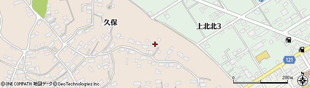 青森県東北町（上北郡）上野（久保）周辺の地図