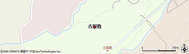 青森県七戸町（上北郡）古屋敷周辺の地図