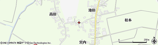 青森県鶴田町（北津軽郡）境周辺の地図