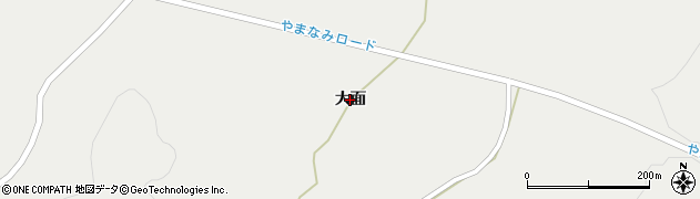 青森県弘前市十面沢（大面）周辺の地図