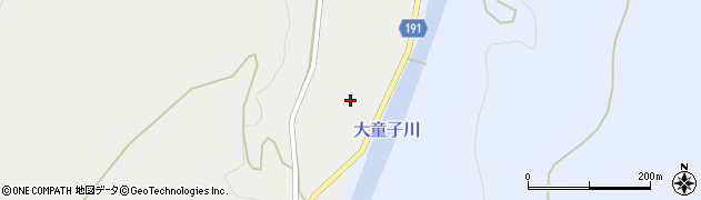 青森県西津軽郡深浦町関小島崎周辺の地図