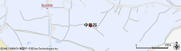青森県七戸町（上北郡）中鳥谷周辺の地図