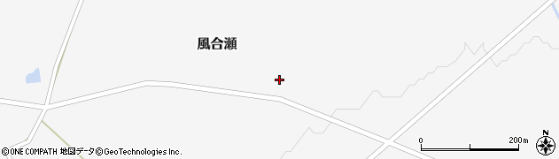 青森県深浦町（西津軽郡）風合瀬周辺の地図