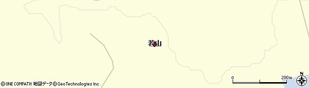 青森県鰺ヶ沢町（西津軽郡）湯舟町（若山）周辺の地図