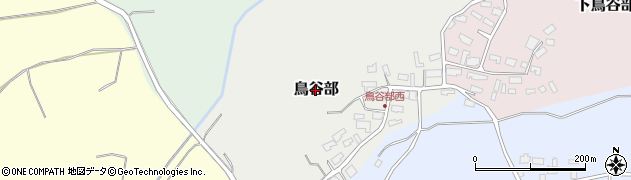 青森県七戸町（上北郡）鳥谷部周辺の地図