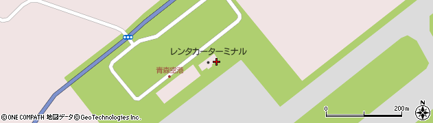 タイムズカー青森空港店周辺の地図