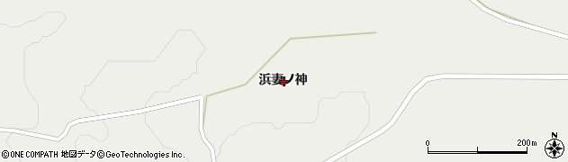 青森県弘前市十面沢浜妻ノ神周辺の地図