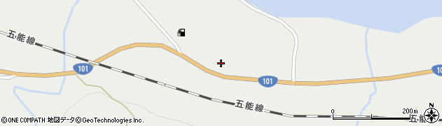 青森県深浦町（西津軽郡）関（豊田）周辺の地図