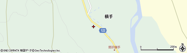 青森県青森市野沢（横手）周辺の地図
