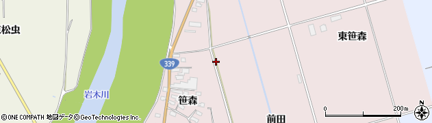 青森県鶴田町（北津軽郡）菖蒲川周辺の地図