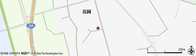 青森県北津軽郡鶴田町胡桃舘花岡周辺の地図