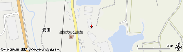 青森県青森市浪岡大字高屋敷社元周辺の地図