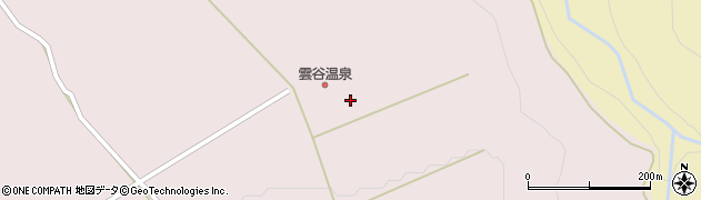 青森県青森市雲谷（梨野木）周辺の地図