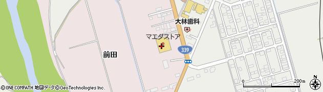 マエダストア鶴田店周辺の地図
