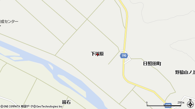 〒038-2732 青森県西津軽郡鰺ヶ沢町日照田町の地図