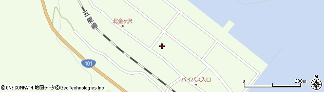 大川理容所周辺の地図