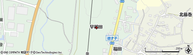 青森県青森市浪岡大字徳才子早稲田周辺の地図