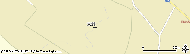 青森県青森市田茂木野（大沢）周辺の地図