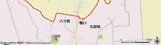 青森県鶴田町（北津軽郡）横萢（燕口）周辺の地図
