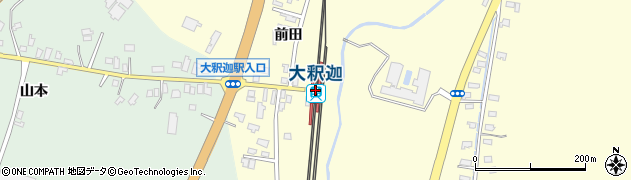 青森県青森市周辺の地図