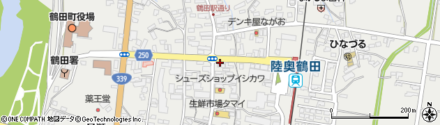 青森県北津軽郡鶴田町鶴田生松122周辺の地図