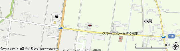 青森県鶴田町（北津軽郡）山道（忍田）周辺の地図