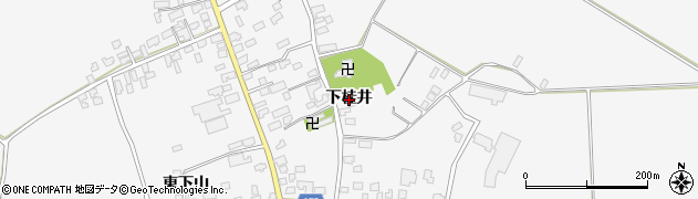 青森県鶴田町（北津軽郡）廻堰（下桂井）周辺の地図