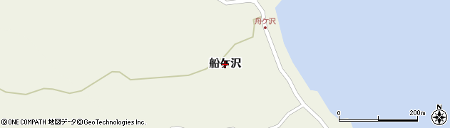 青森県東北町（上北郡）船ケ沢周辺の地図