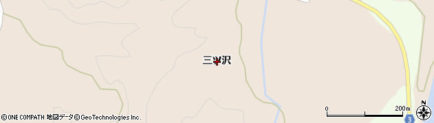 青森県鰺ヶ沢町（西津軽郡）舞戸町（三ツ沢）周辺の地図