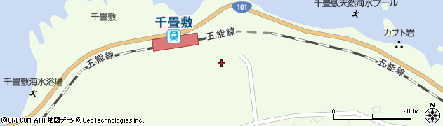 大戸瀬埼灯台周辺の地図